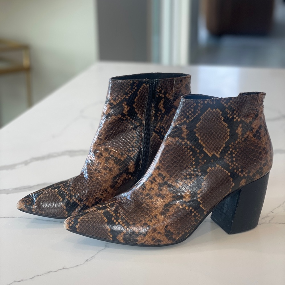 Jeffrey Campbell Snakeskin Booties